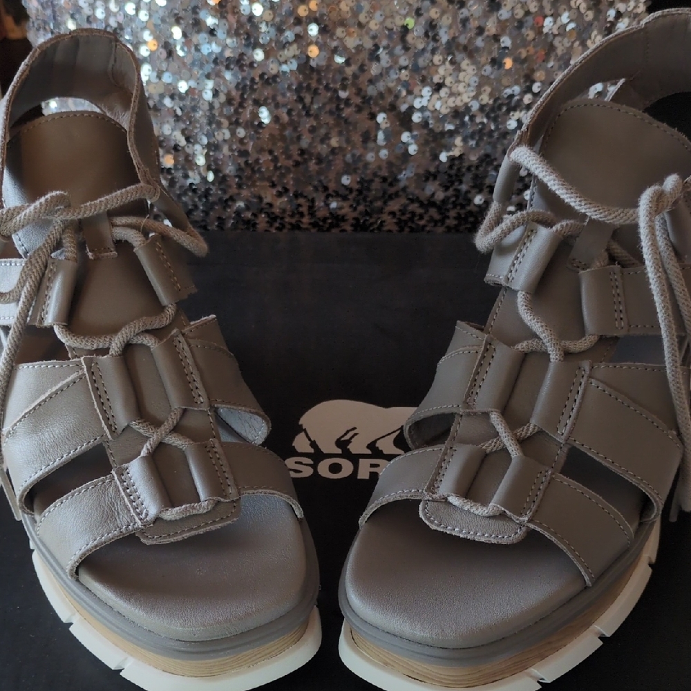 Sorel Women's Gray Sandals Brand New